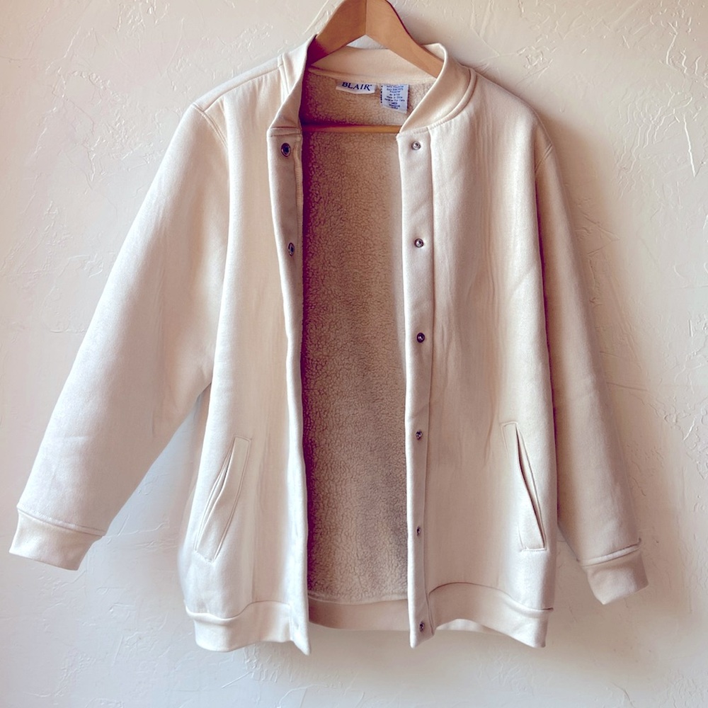 Blair Cotton Bland Winter Bomber Size M